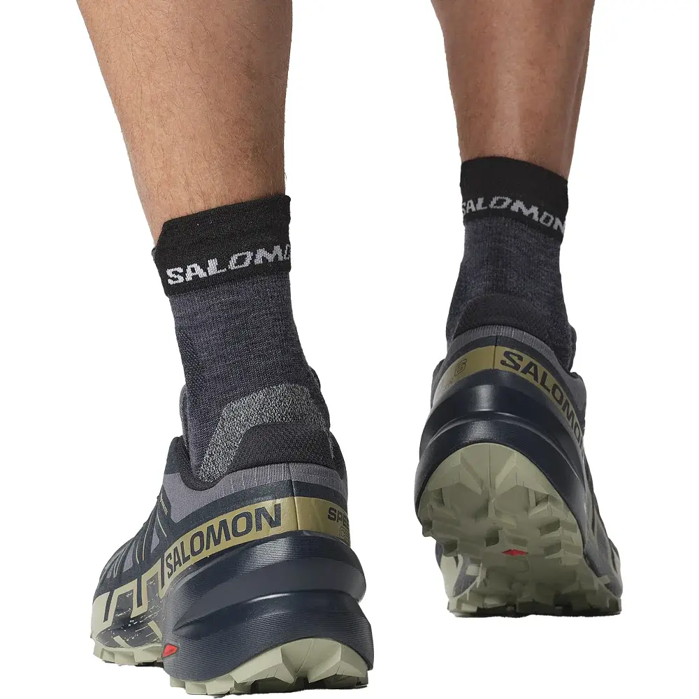 Кроссовки Salomon outdoor Speedcross GTX 6 8.5 Grisai/Carbon/Tea - фото 8