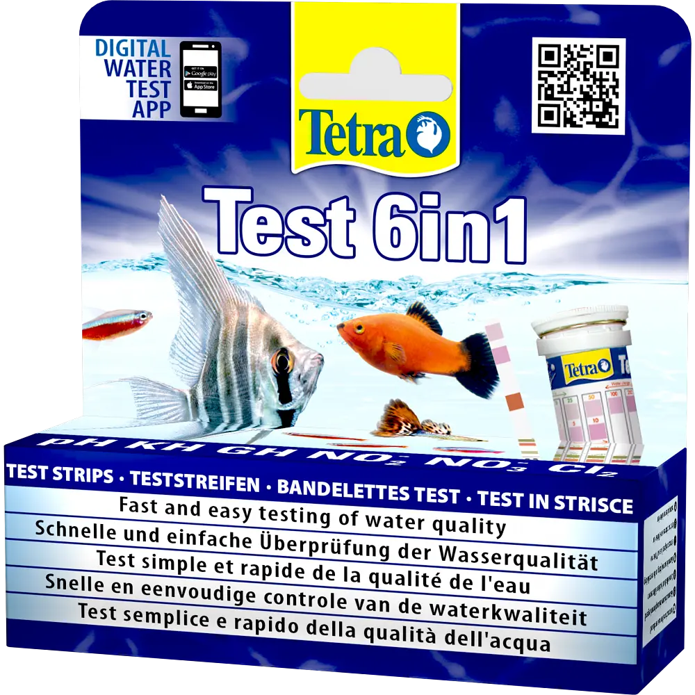 Набір індикаторних тестів для води Tetra Test 6in1 - фото 3
