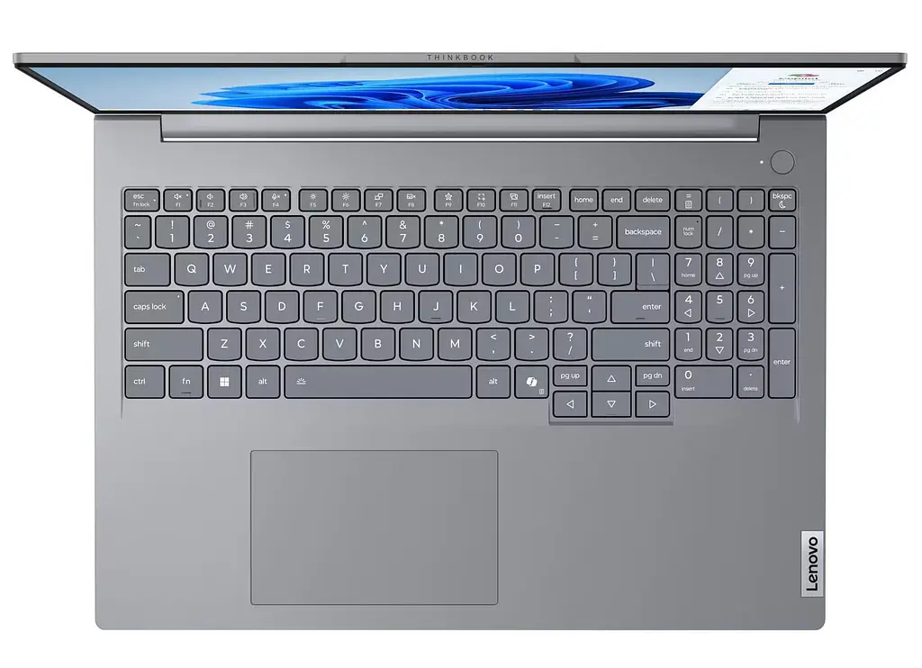 Ноутбук Lenovo 16 ThinkBook 16-G8 WUXGA IPS AG/Intel U7-255H/16GB/512SSD/UMA/W11P/Gray (21SK007GRA) - фото 4