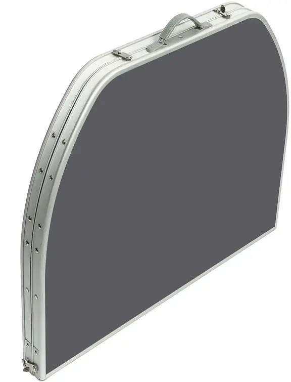 Стол Bo-Camp Case Model Oval 120x80 cm Grey (1404415) (DAS303277) - фото 3