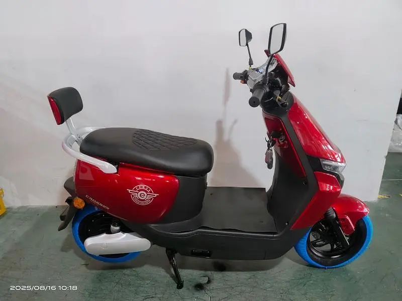 Электроскутер Двухместный Crosser CR14 (1000W, 72V/24Ah) Красный - фото 2