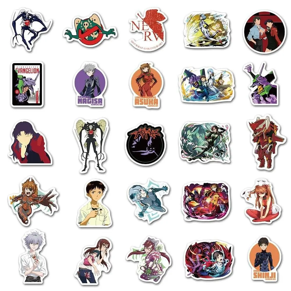 Стикерпак GeekLand Evangelion 50 штук - фото 7