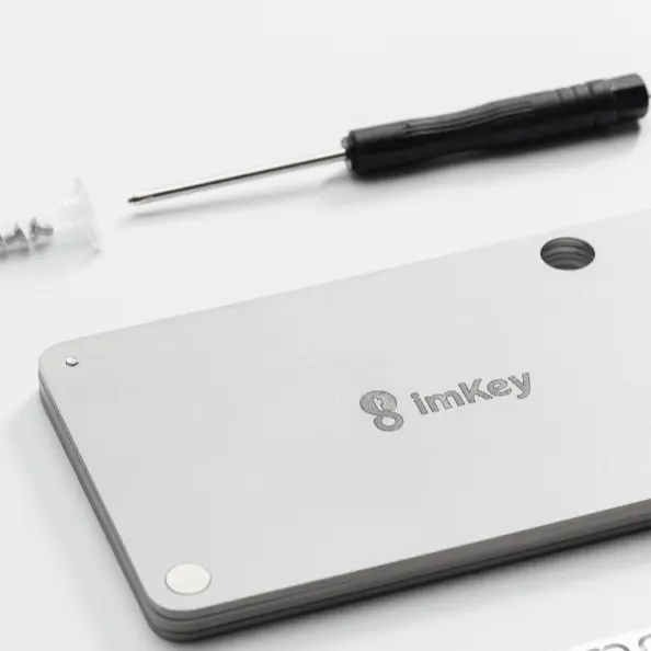 Мнемонічний планшет imKey HeirBOX S1 для зберігання сід-фрази (B0BTM24566) - фото 6