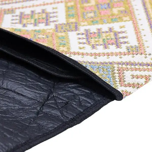 Коврик для пикника Lugi жаккардовый 145х200 см желтый LU012Y - фото 2