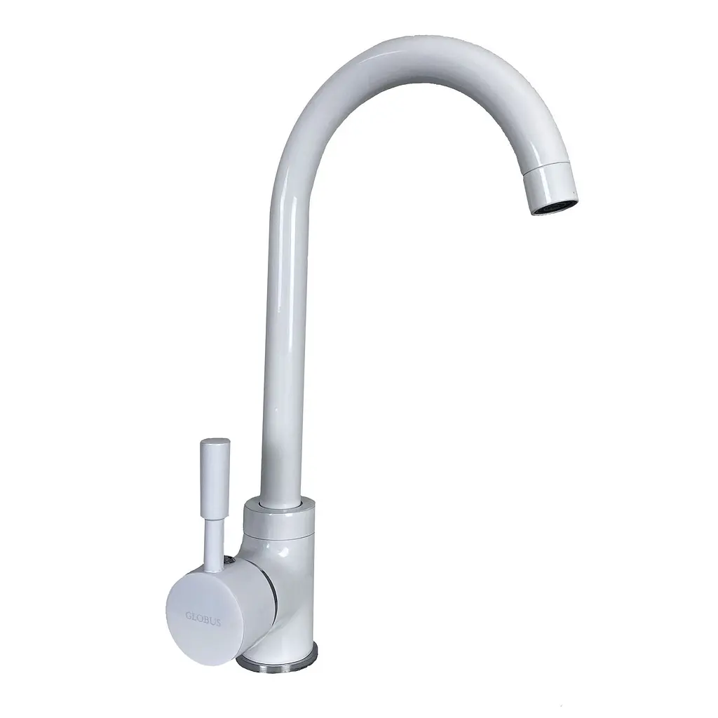 Змішувач для кухні Globus Lux Lazer GLLR-0103 S-WHITE (13072) - фото 3