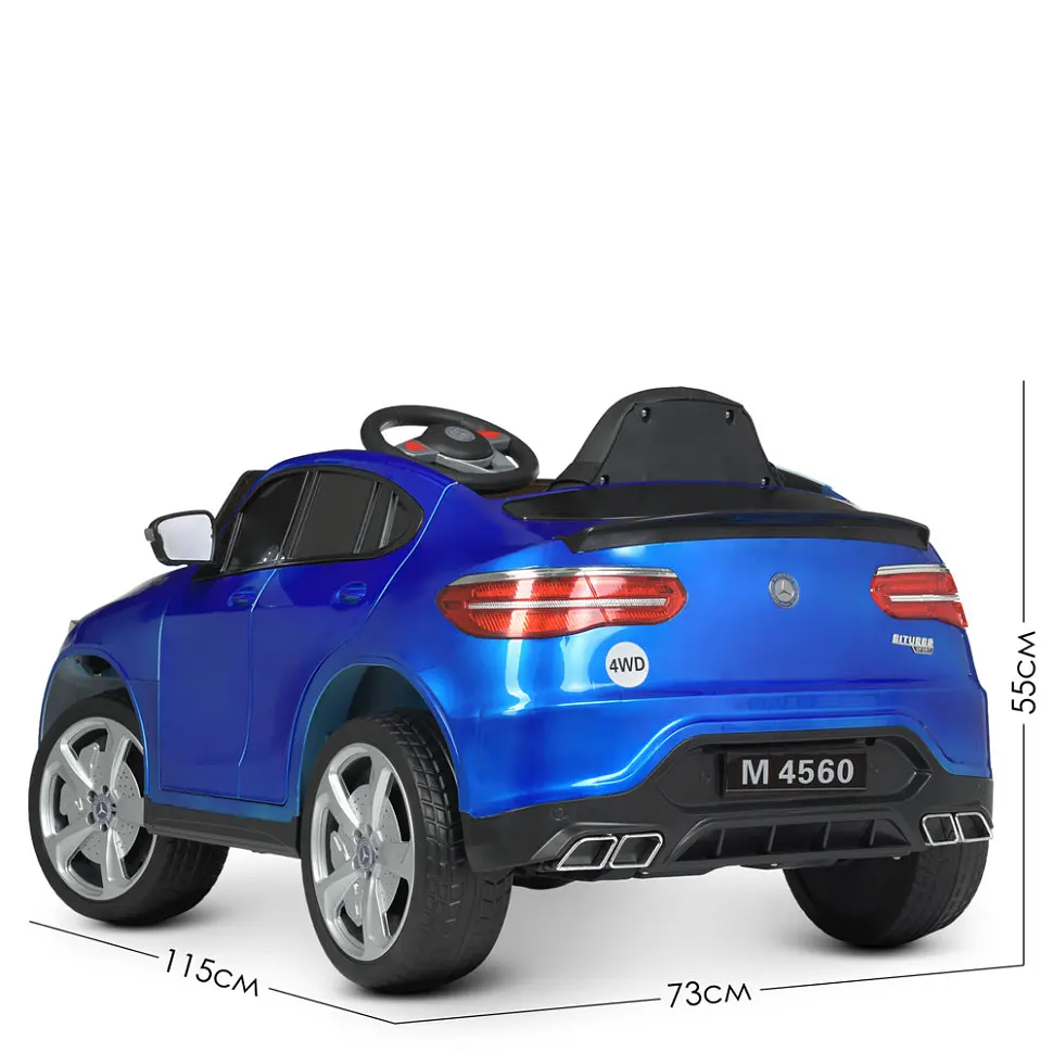 Дитячий електромобіль Bambi M 4560EBLRS-4 до 30 кг - фото 2