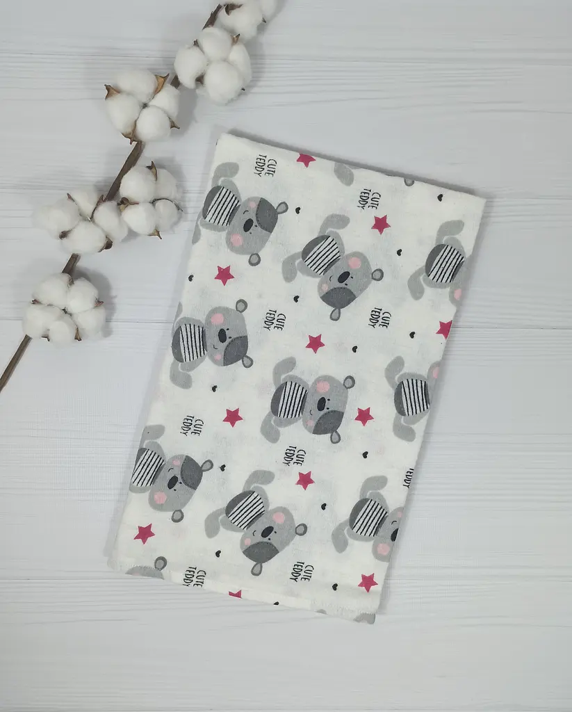 Набір пелюшок a.l.babybox Повітряні кулі 50х80/100х80 см 3 шт. Різнокольоровий (NA 18168577) - фото 5