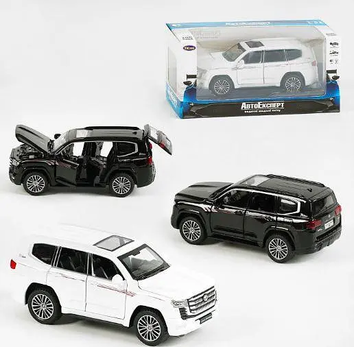 Машинка Автопром toyota land cruiser 300 TK - 18010 Авто Експерт, 2 кольори, металопластик, 1:32, звук - фото 3