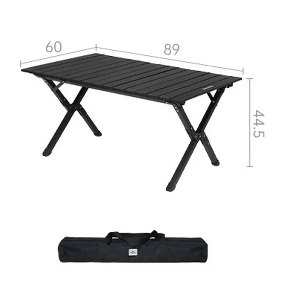 Складний стіл Naturehike Simple Star T01 CNK2550JJ018, 89х60 см, алюміній, бежевий - фото 8