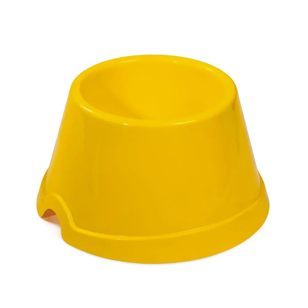 Миска Priroda для собак з довгими вухами, 750 мл, жовта - фото 2