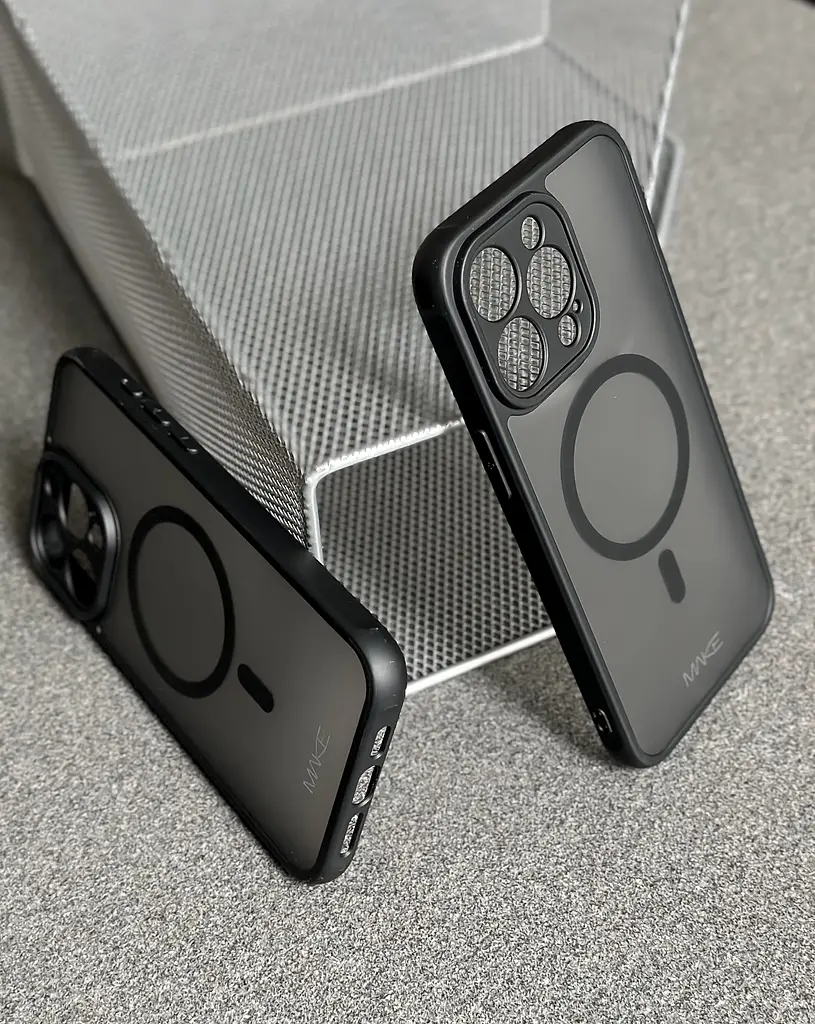 Чохол Make Apple iPhone 15 Pro Max Frame Magnet Black - фото 3