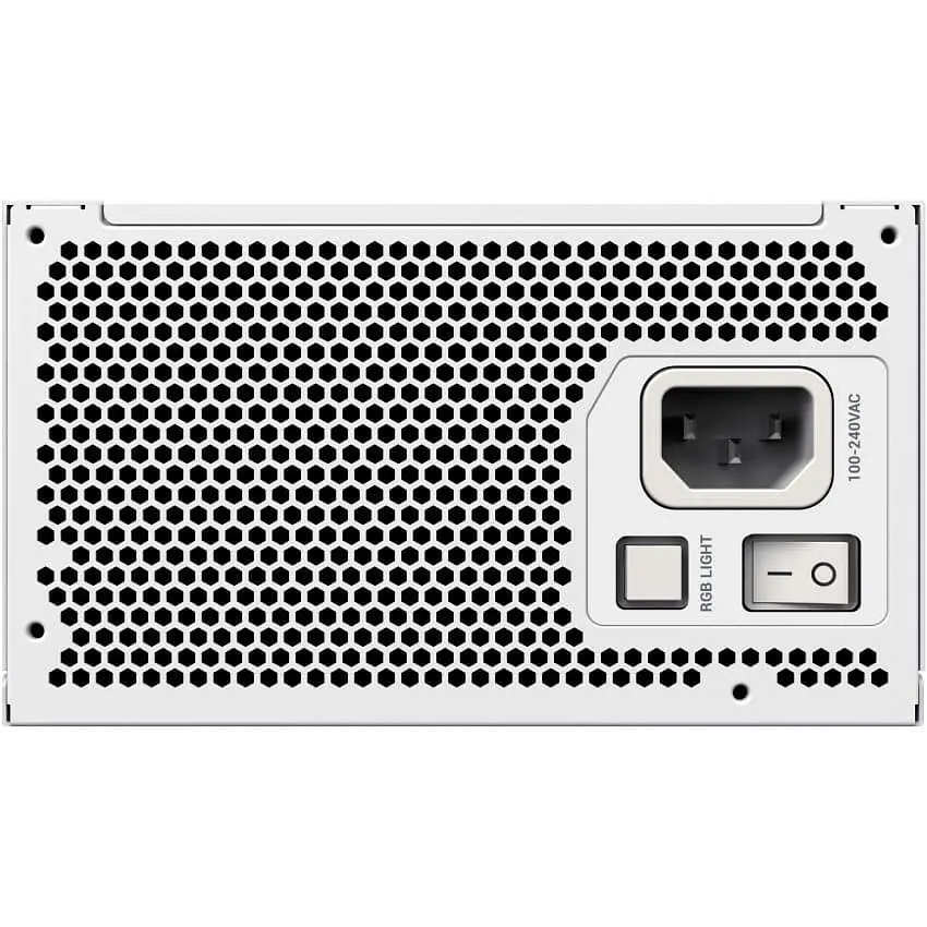 Блок питания GameMax 1300W ATX3.1 80+ Platinum RGB White (RGB-1300 WH (ATX3.0/3.1 PCIe5.) - фото 4