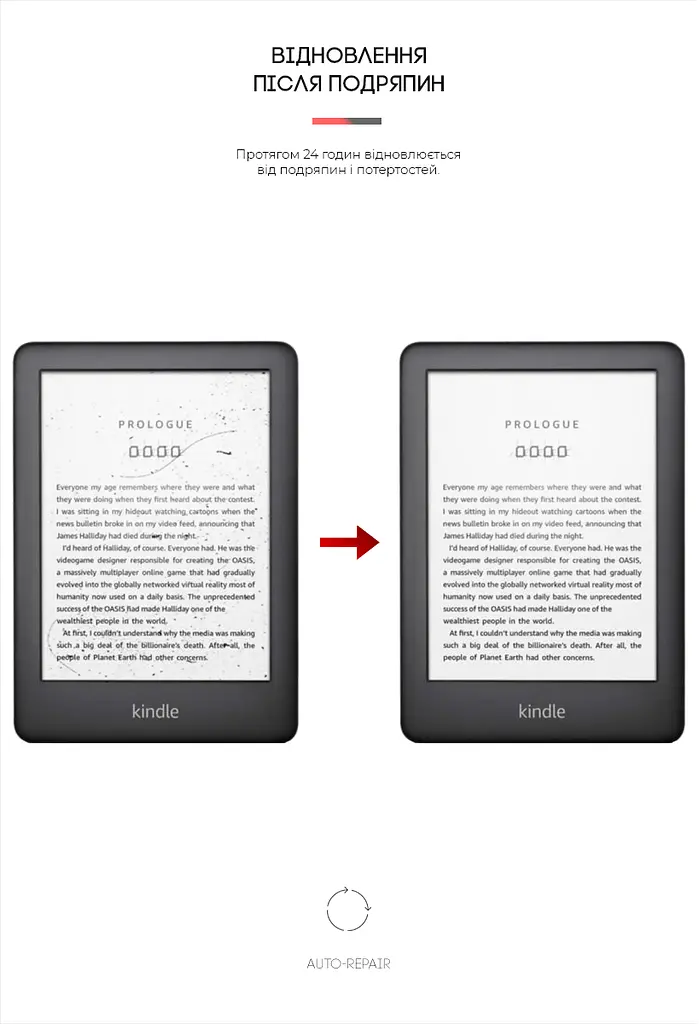Гідрогелева плівка на електронну книгу Amazon Kindle 10th Gen ArmorStandart захисна плівка на електронну книгу прозора (ARM62469) - фото 3