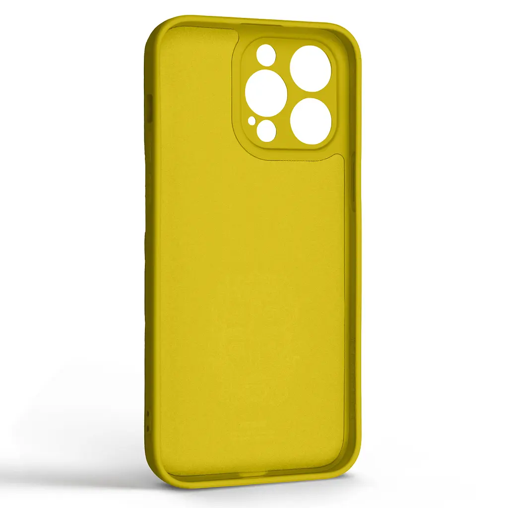 Силиконовый чехол для Apple iPhone 14 Pro Max, Icon Ring, желтый, панель-накладка, с кольцом-подставкой на 360°, противоударный, возможность использования магнитных держателей, ArmorStandart (ARM68722) - фото 2