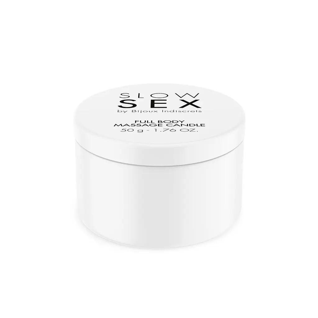 Масажна свічка Bijoux Indiscrets Slow Sex Full Body Massage Candle, 50 г - фото 3