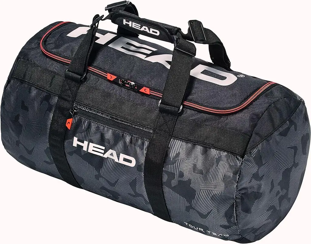 Спортивна сумка для тренувань Head Tour Team Club 37л Чорний із сірим - фото 2
