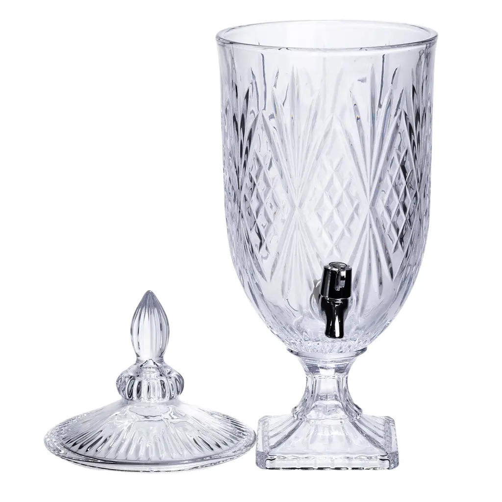 Лимонадница Classic Crystal 5л с краном HP-19-297 кувшин диспенсер для напитков прозрачный - фото 3
