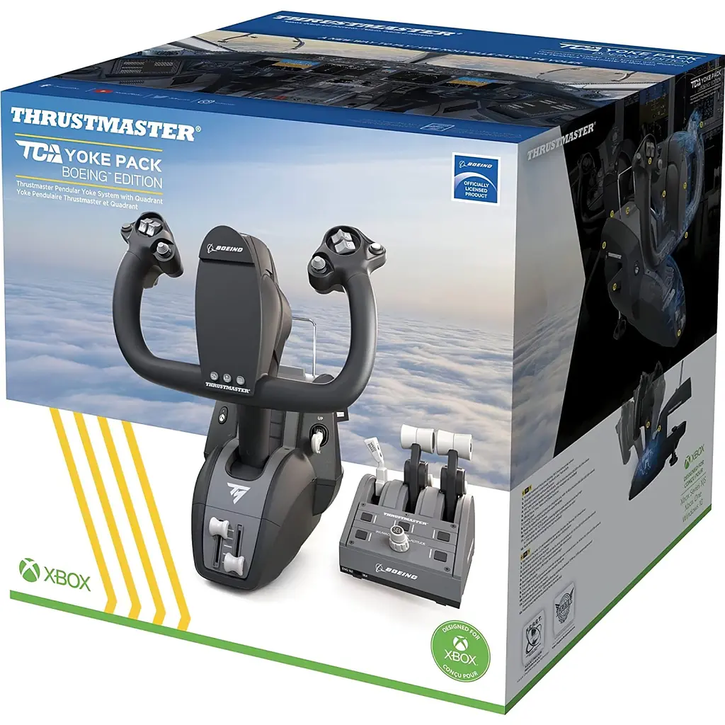 Джойстик із важелем керування двигуном Thrustmaster TCA Yoke Pack Boeing Edition (4460210) [175061] - фото 7