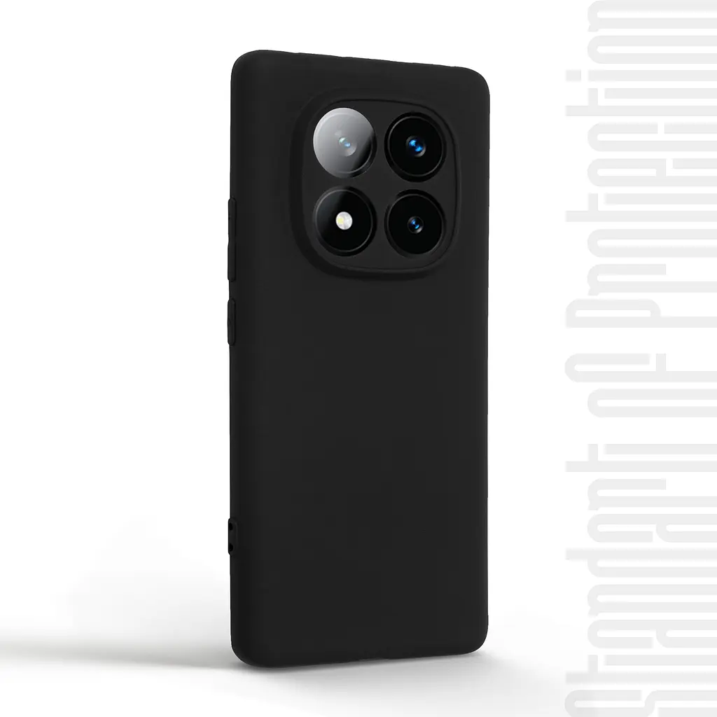 Чехол-накладка для смартфона Xiaomi Redmi Note 14 Pro 5G Poco X7 5G, противоударный, силиконовый, термополиуретановый (ТПУ), с защитой камеры и корпуса, черный, защита всего корпуса, ArmorStandart (ARM79729) - фото 2