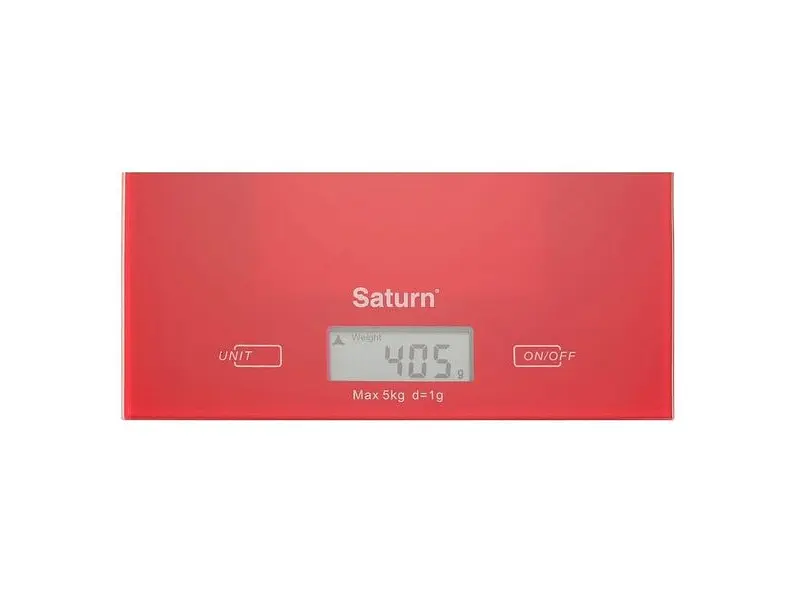 Ваги кухонні Saturn ST-KS7810 Red - фото 2