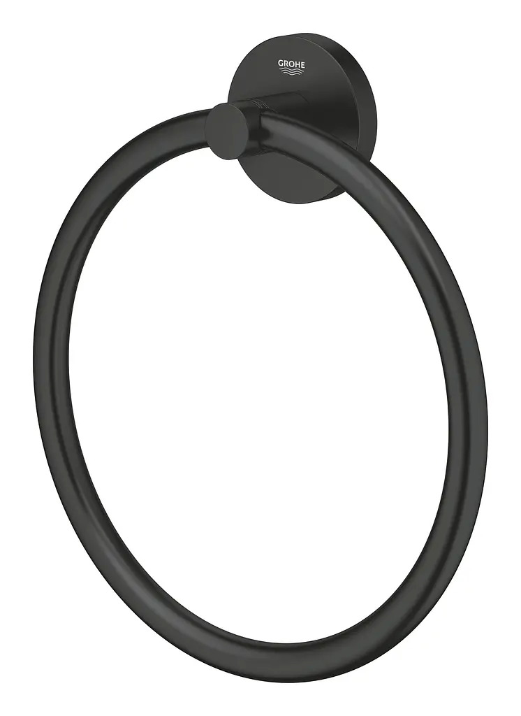 Кольцо для полотенца Grohe Essentials 1024612430 Черный - фото 3