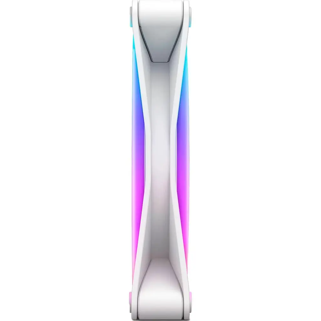 Вентилятор NZXT NZXT, F140RGB Duo - 140mm Dual-sided RGB Fan - Twin Pack (White) (RF-D14DF-W1) - фото 5