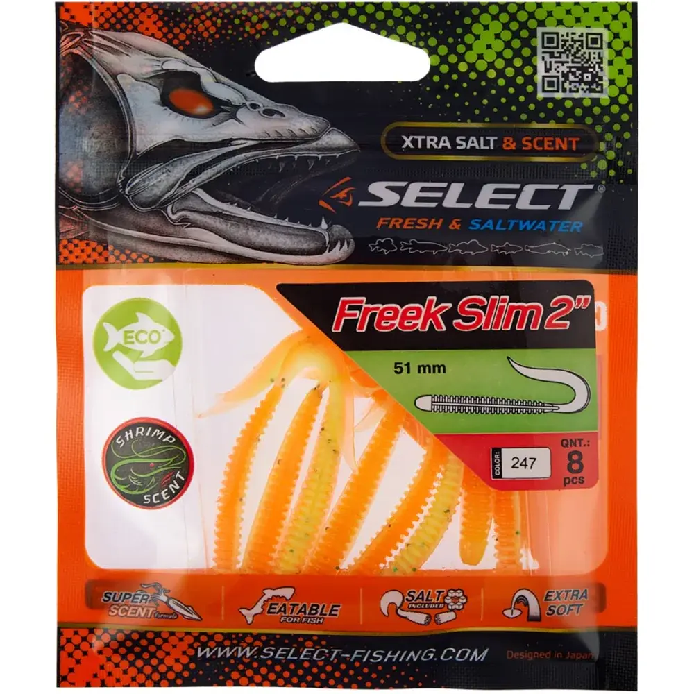 Силікон Select Freek Slim 2" #247 (8 шт/уп) - фото 2