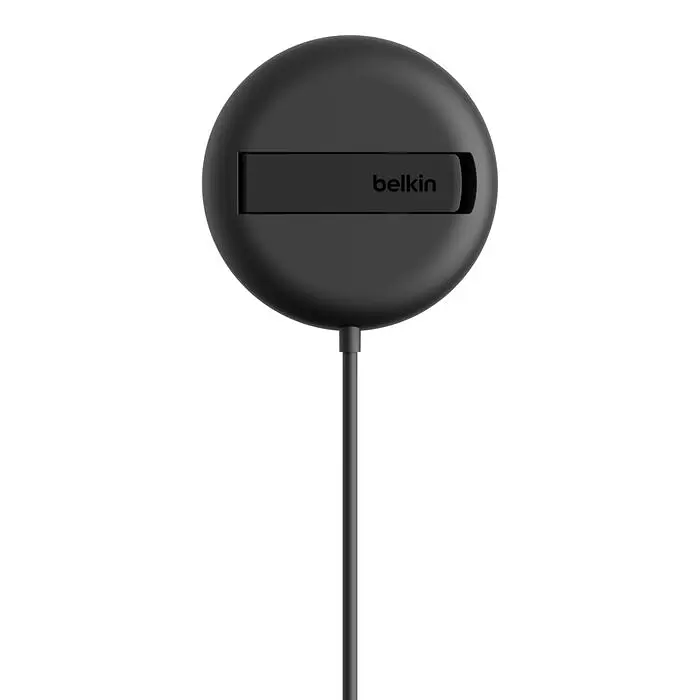 Зарядний бездротовий пристрій Belkin UltraCharge Magnetic Kickstand 15Вт, чорний - фото 9