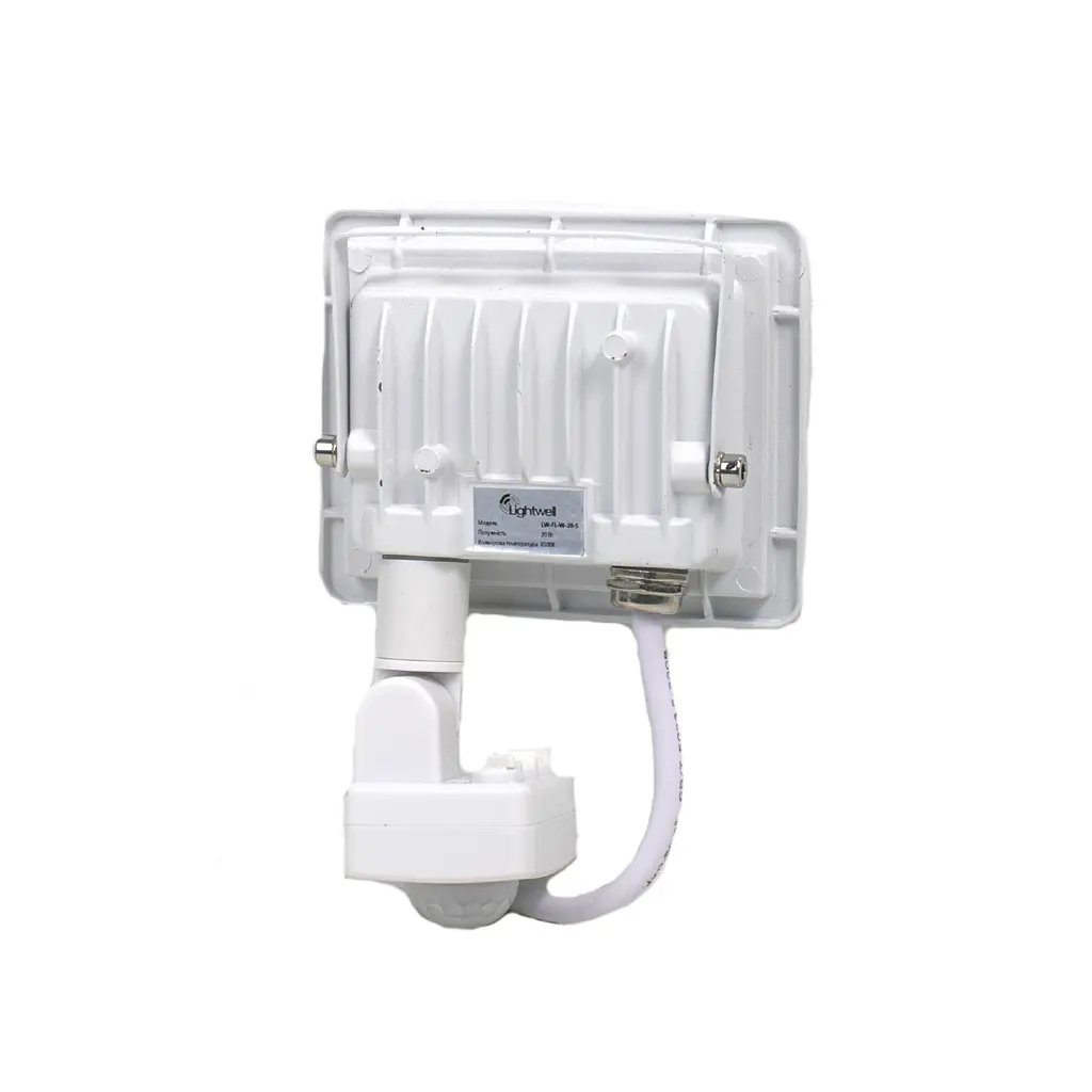 Прожектор Lightwell LW-FL-W-20-S 20 W з датчиком руху - фото 2