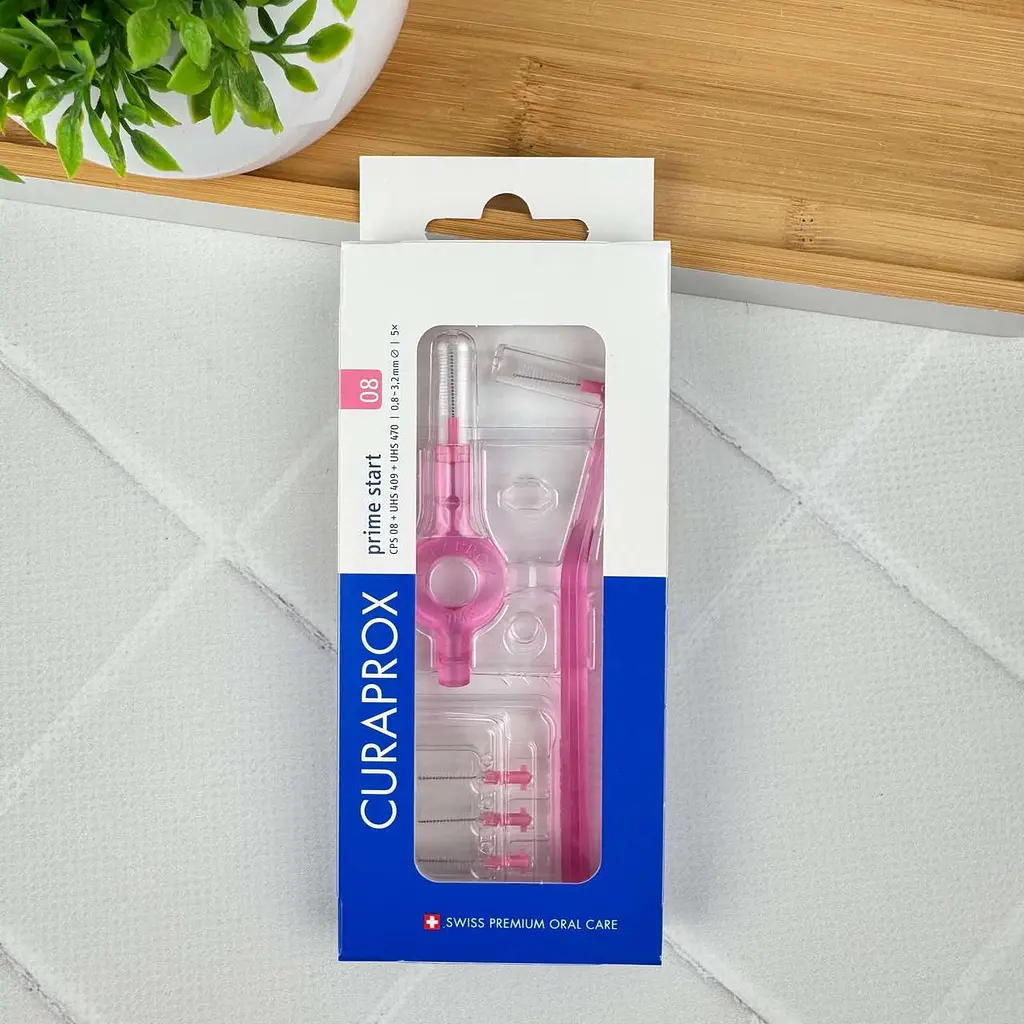 Набір міжзубний йоржиків Curaprox Prime Start CPS 08 (5 шт + 2 тримача), 1 уп