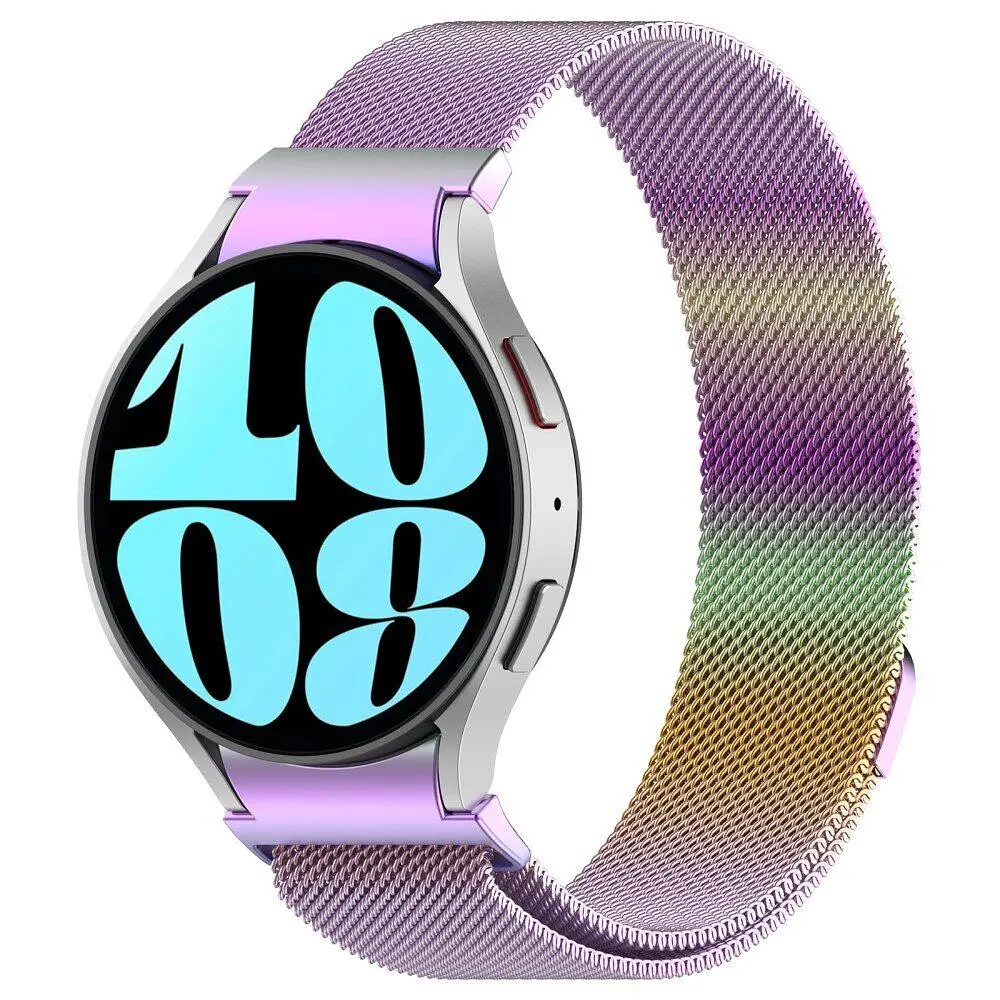 Браслет Milanese Button для Samsung Galaxy Watch 4 - Colorful ширина кріплення 20мм металевий Watchbands (W42-4WB59670322) - фото 2