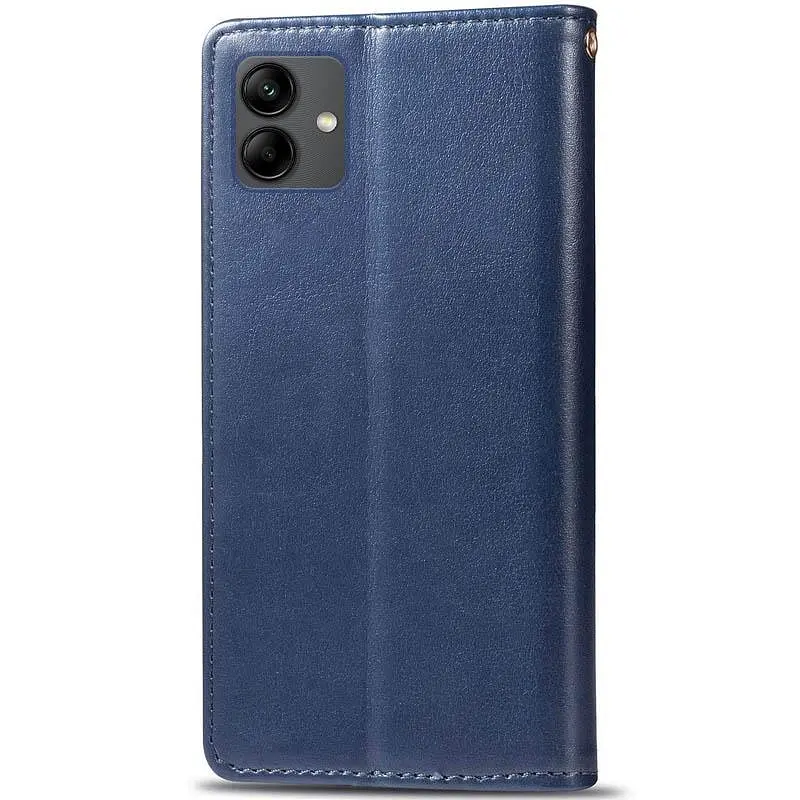Кожаный чехол-книжка Getman Gallant (PU) для Samsung Galaxy A07 Синий - фото 2