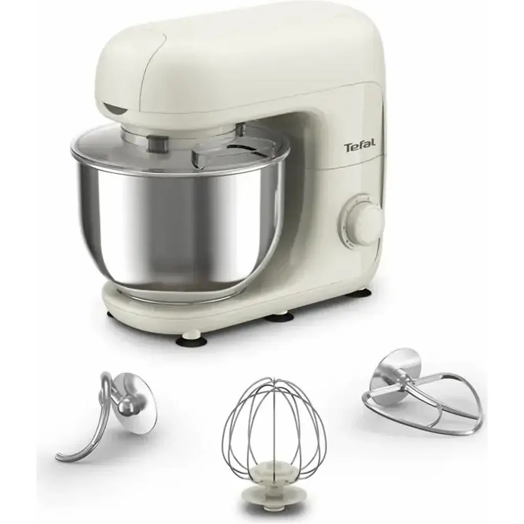 Миксер планетарный Tefal Bake Essential белый 800 Вт (QB160138) - фото 14