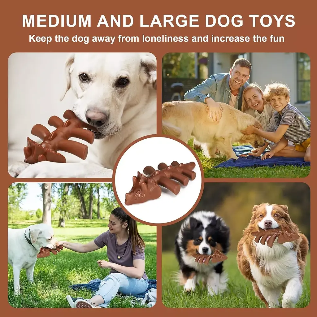 Іграшка для жування для собак Derby Triceratops Shaped Dog Chew Toy - фото 6