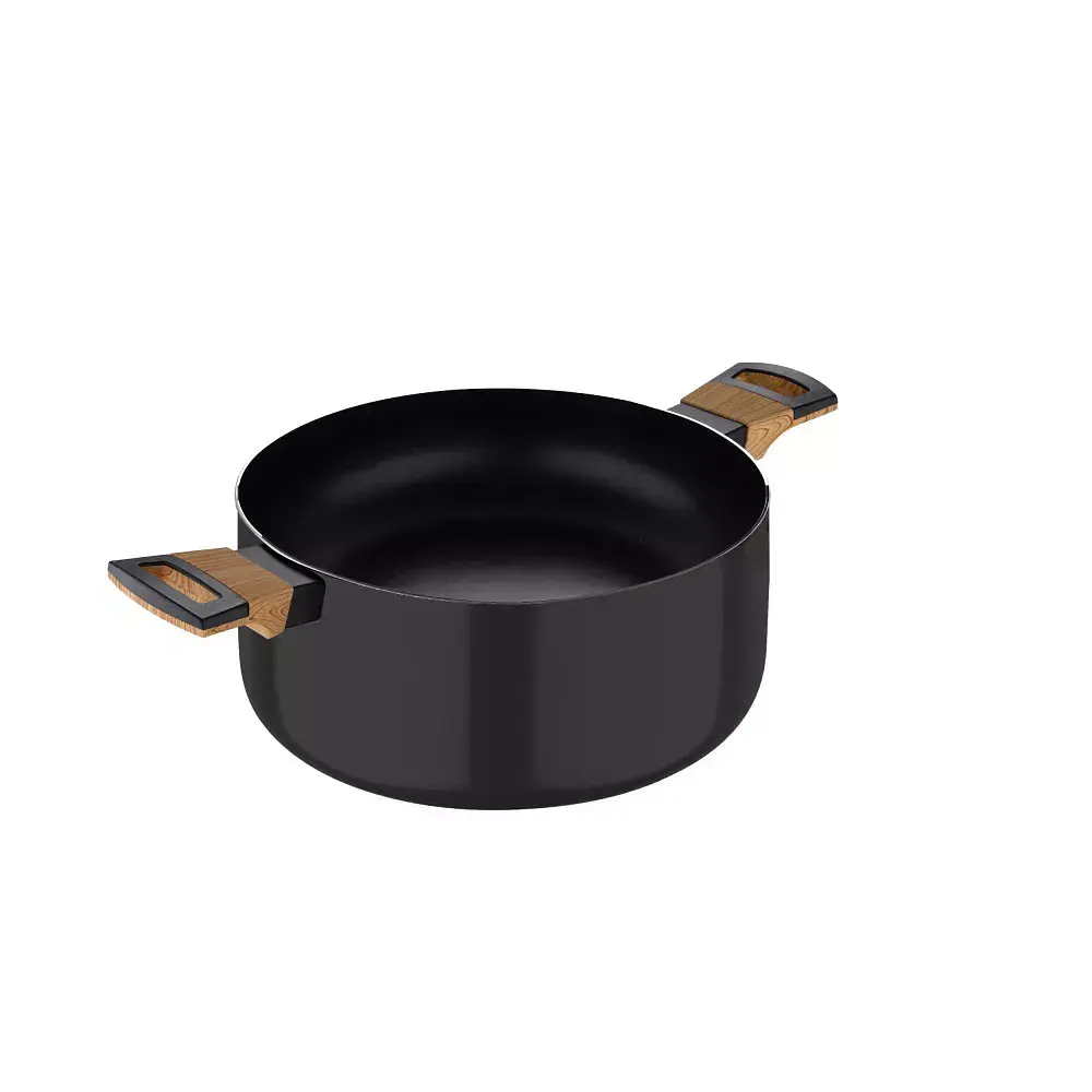 Каструля з кришкою Bergner Earth black 28 см 6 л (BG-32037-BK) - фото 2
