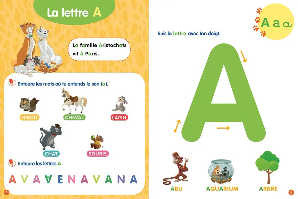 J'apprends l'alphabet avec les animaux Disney - - фото 4