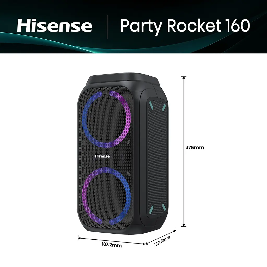 Мінісистема Hisense Party Rocket 160 (7151584) - фото 2