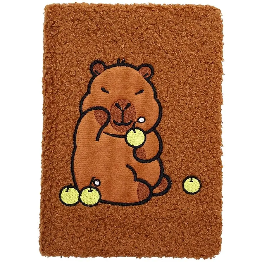 Блокнот А5 ZiBi Capybara 10 Kids Line плюшевый клетка 80 листов (ZB.700024) - фото 2