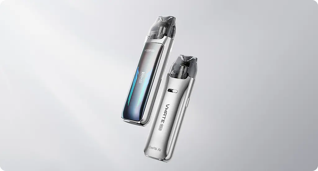 Под-система VooPoo  Vmate Max 30 W Pod 1200 mAh 3 ml Kit Glacier Silver (16807) - фото 2