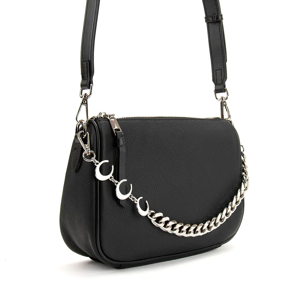 Елегантна шкіряна сумочка з ланцюжком Olivia Leather B24-W-99130A - фото 2