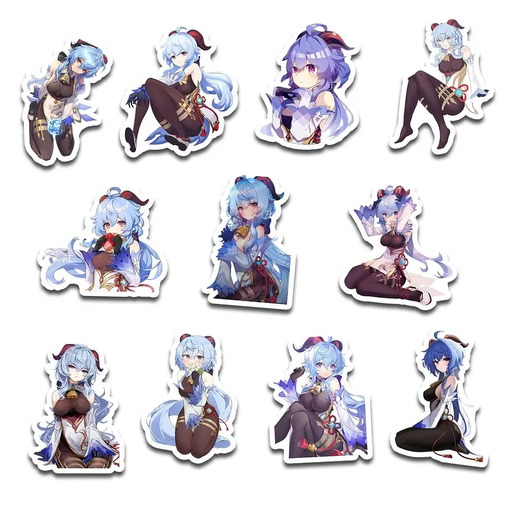 Стикерпак GeekLand Genshin Impact Ganyu 46 штук (SP GI G 01) - фото 4