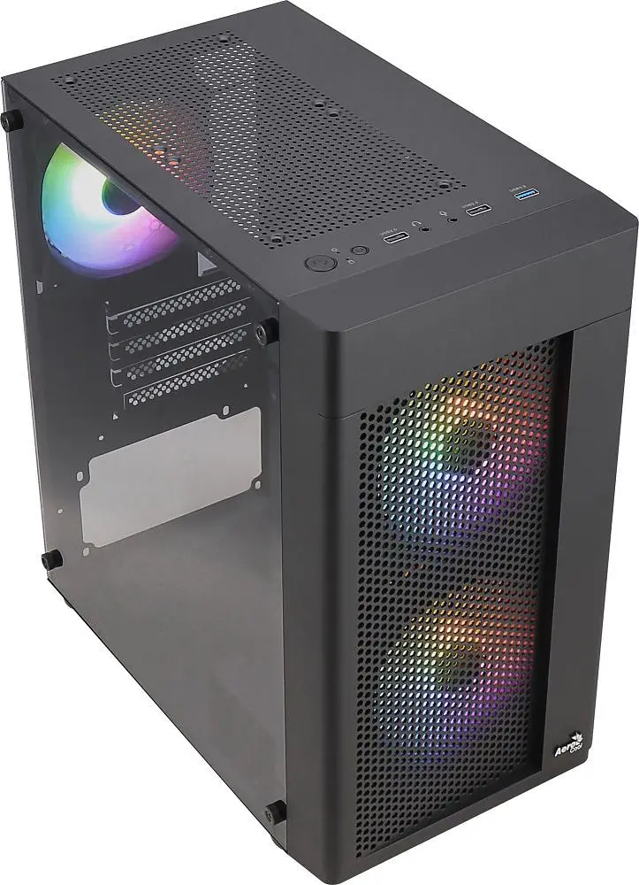 Корпус AeroCool Hexform-G-BK-v2 Black 600W (ACCX-PV38004.11) - фото 3