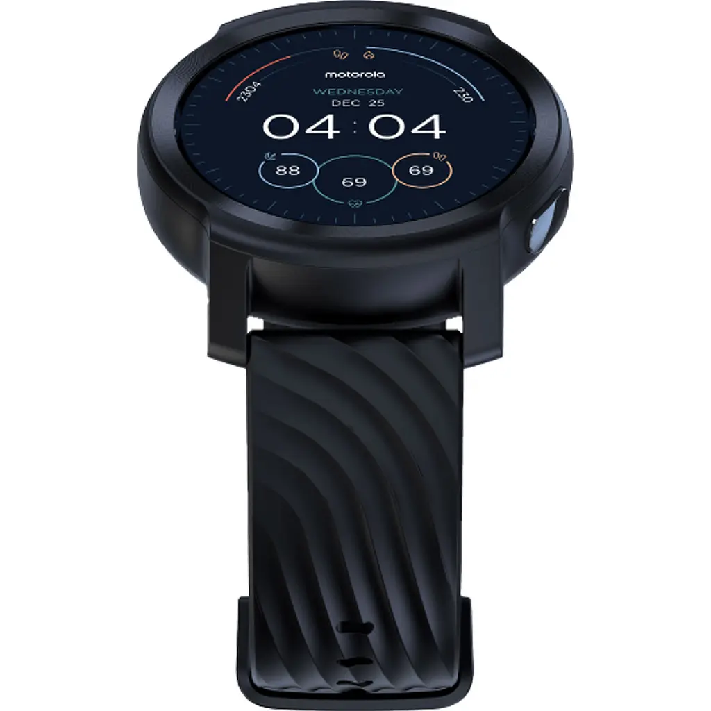 Смарт-годинник Motorola Moto Watch 100 Phantom Black [MOSWZ100-PB] [102586] - фото 4