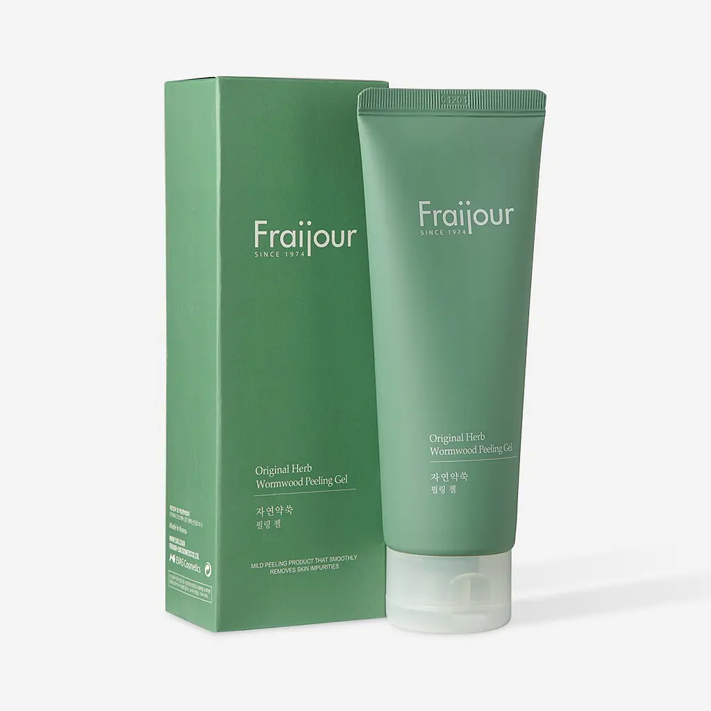 Пілінг-гель для обличчя з рослинними екстрактами Original Herb Wormwood Peeling Gel Fraijour 150 мл - фото 2