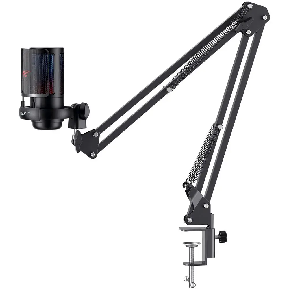 Мікрофон ігровий Havit HV-GK50 PRO USB RGB black (HV-GK50 PRO) - фото 5
