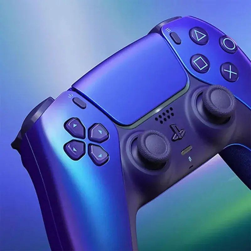 Геймпад Sony Playstation DualSense Bluetooth PS5 Chrome Indigo (1000050597) - фото 4