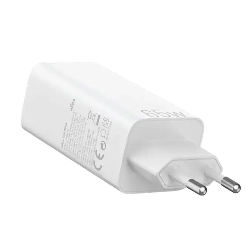 АЗП Vention 3-port USB(C+C+A) GaN Charger(65W/30W/30W) FEDW0-EU - фото 10