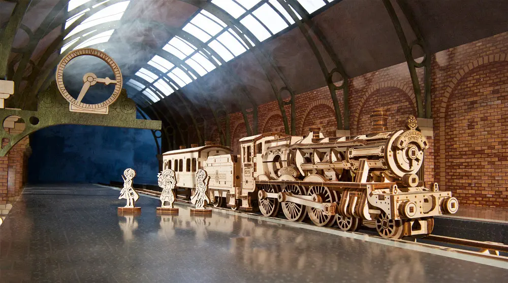 Механічний 3D Пазл Ukrainian Gears Гоґвортс Експрес, 504 елементи (70176) - фото 11