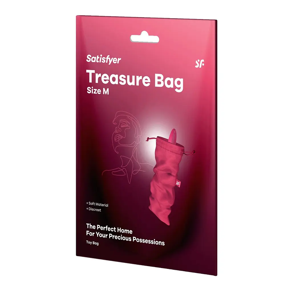 Мішечок для зберігання іграшок Satisfyer Treasure Bag M Pink Satisfyer IG060002; SX0548 98416 - фото 3