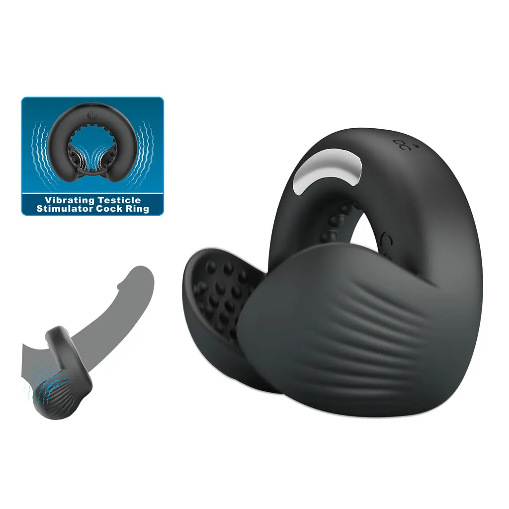 Віброкільце PRETTY LOVE Quentin Vibrating Silicone Cock Ring PRETTY LOVE BI-210312Z 103659 - фото 7